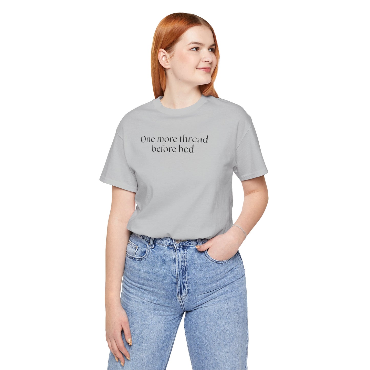 One More Thread Before Bed, Stitching Shirt, Cross Stitch Shirt, Sewing Shirt