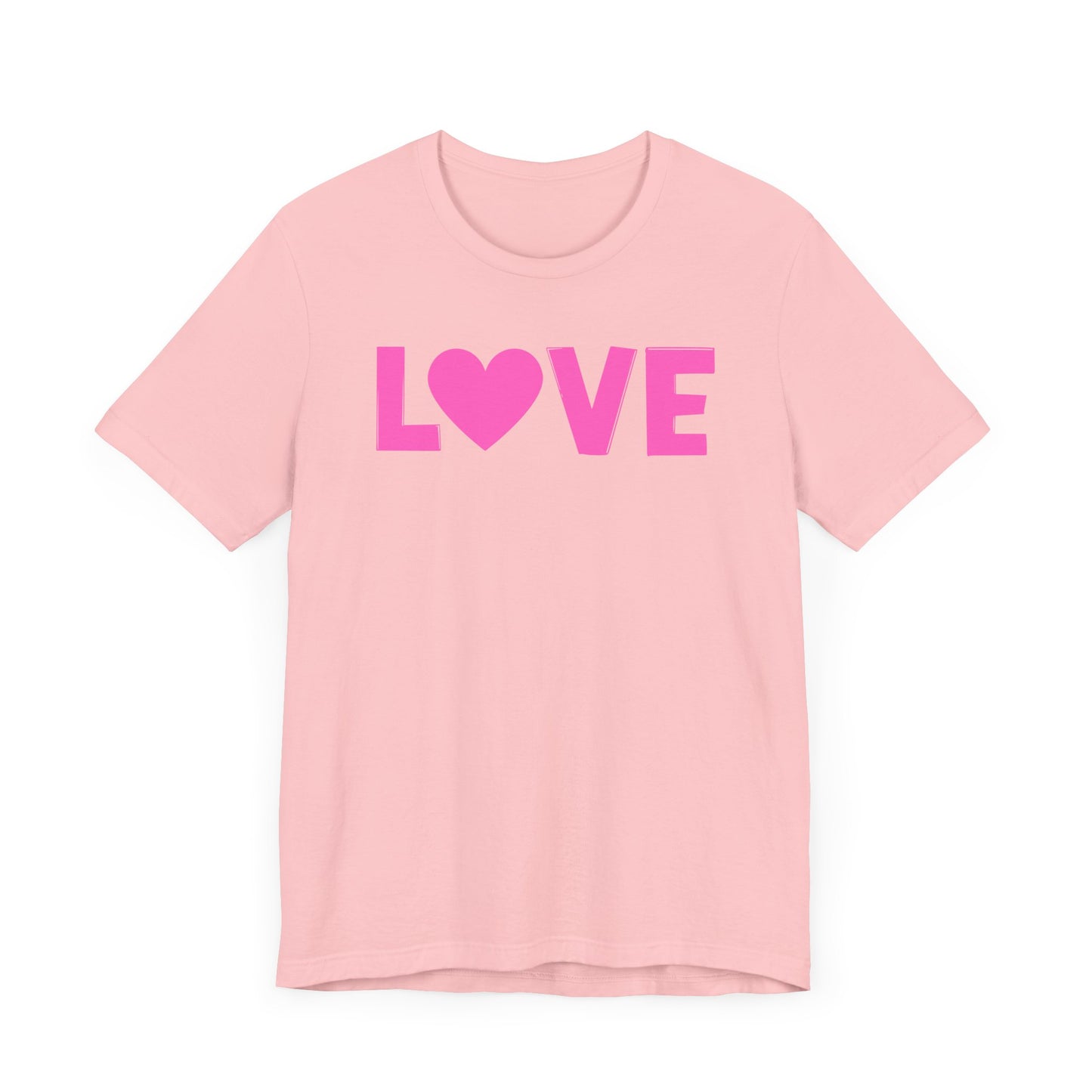LOVE, Pink, Valentines, T-Shirt, Unisex
