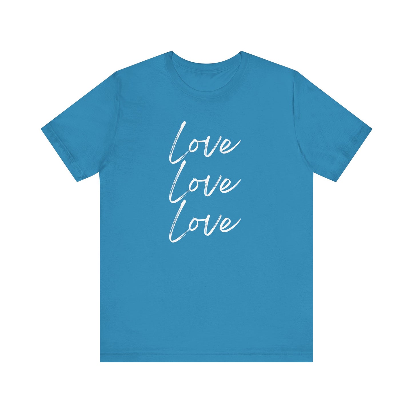 LOVE, Valentines, T-Shirt, White letters, Unisex