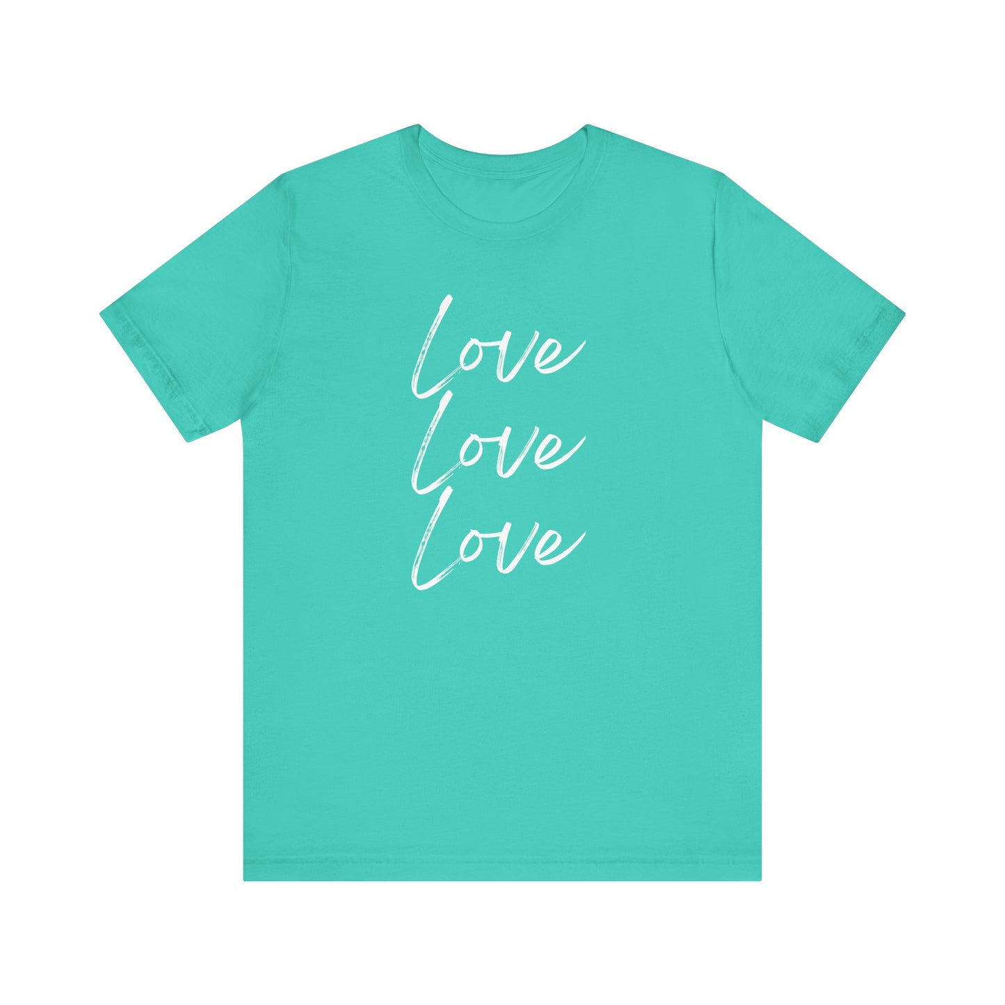 LOVE, Valentines, T-Shirt, White letters, Unisex