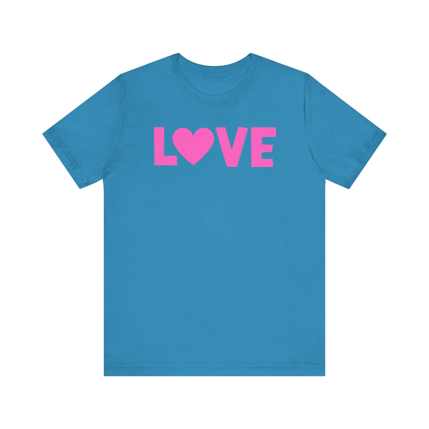 LOVE, Pink, Valentines, T-Shirt, Unisex