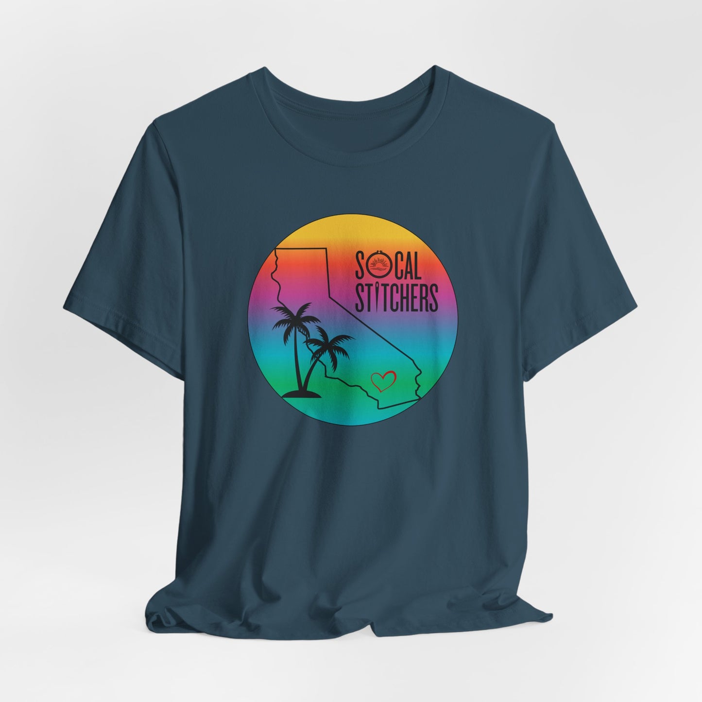 So Cal Stitchers, Tropical, Unisex Jersey Short Sleeve Tee
