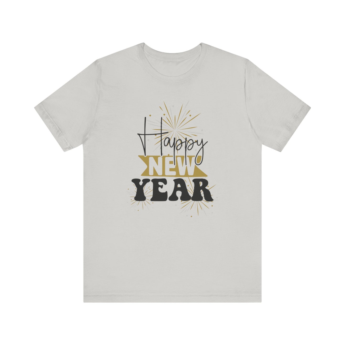 Happy New Year, T-Shirt, Unisex Jersey Short Sleeve Tee, Celebrate, Celebration, Party, New Year