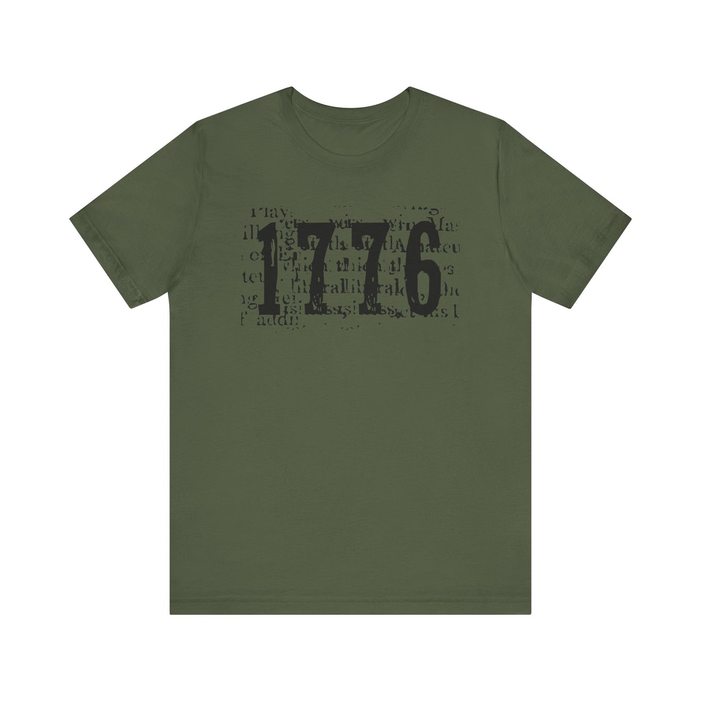 1776 Unisex Jersey Short Sleeve Tee, Vintage Graphic Tee, 4th of July Shirt, Independence Day Gift, Patriotic Apparel