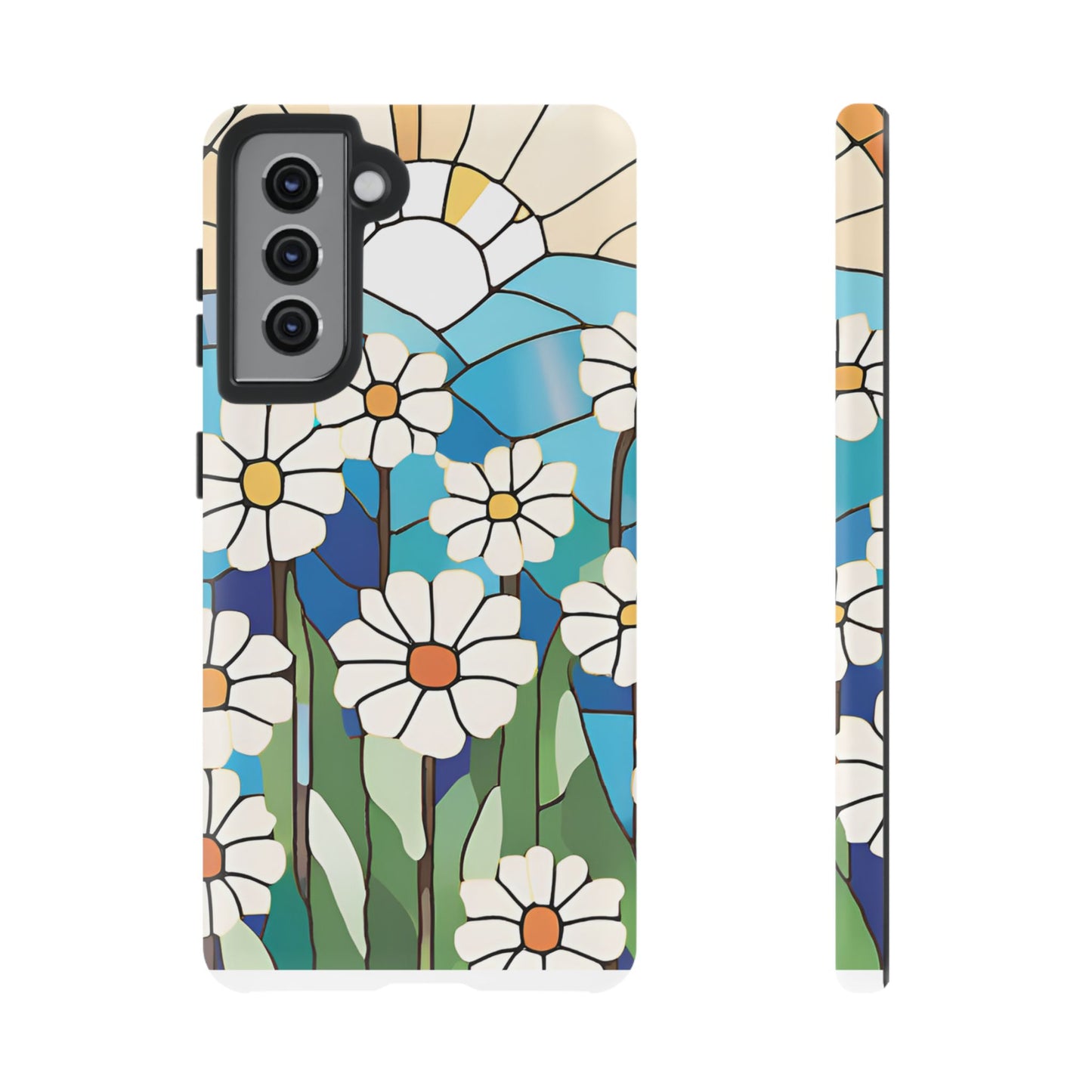 Android Floral Phone Case, Tough Cases, Nature Lover Gift, Floral Aesthetic, Samsung Galaxy S22 S23 S24 Ultra, Google Pixel 9 8 7 6 pro case