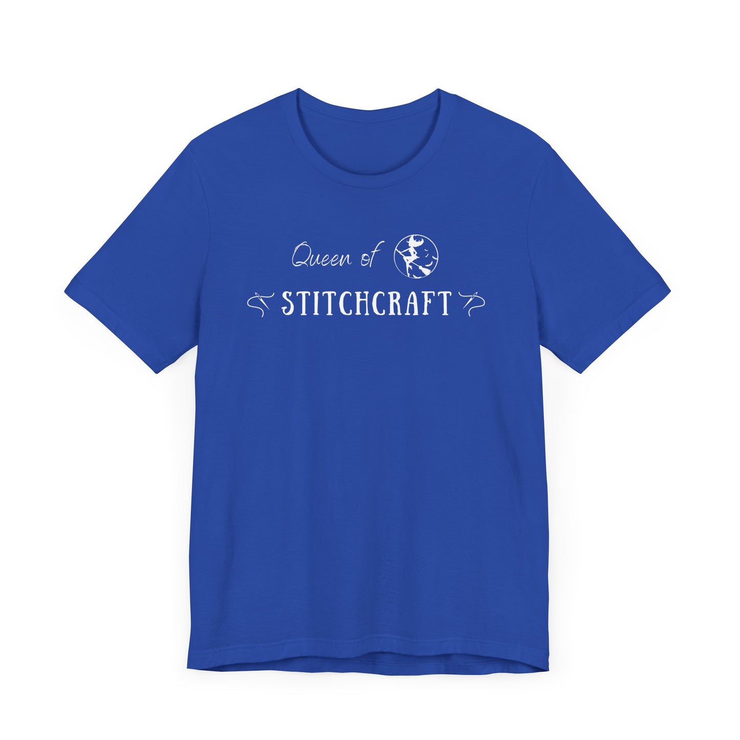 Queen of Stitchcraft, Cross Stitch, Queen, Witch, Stitching, T-Shirt, Unisex