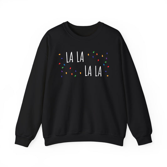 La La La La, Couple T-Shirts, Merry Christmas, Holiday, Christmas Lights, Crewneck, Sweatshirt