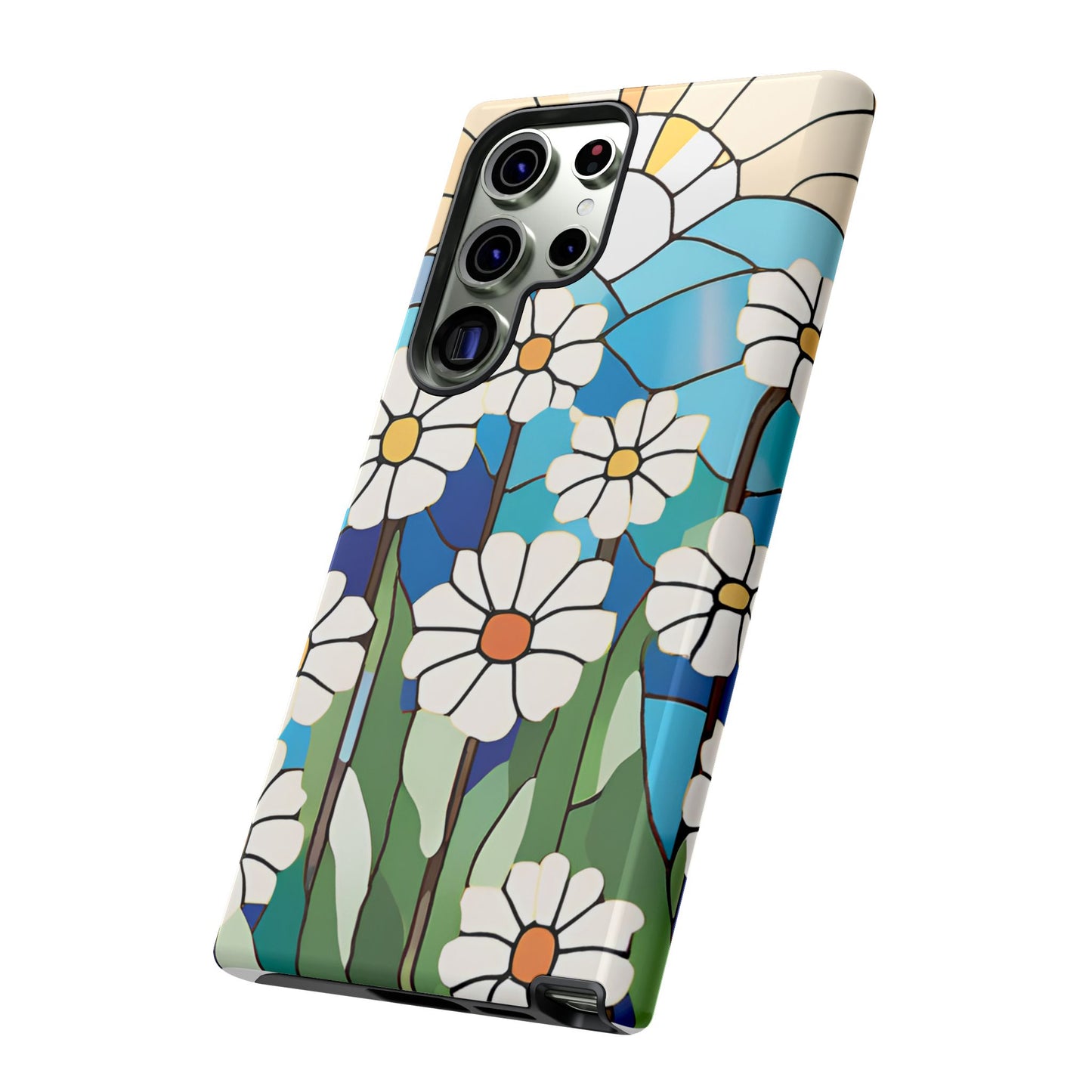 Android Floral Phone Case, Tough Cases, Nature Lover Gift, Floral Aesthetic, Samsung Galaxy S22 S23 S24 Ultra, Google Pixel 9 8 7 6 pro case