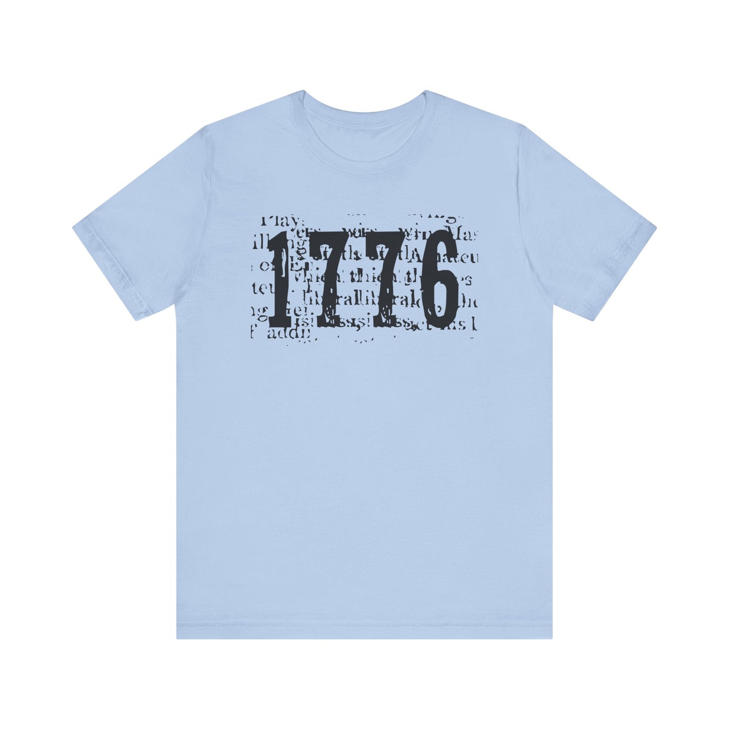 1776 Unisex Jersey Short Sleeve Tee, Vintage Graphic Tee, 4th of July Shirt, Independence Day Gift, Patriotic Apparel