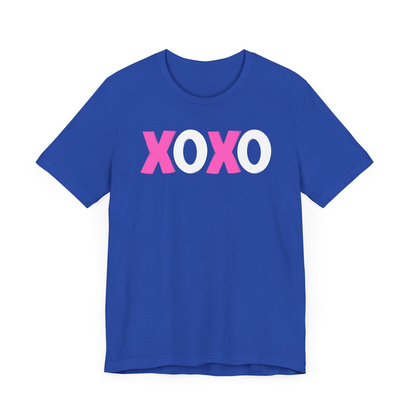 XOXO, Valentines, T-Shirt, Unisex, Love, Pink, White