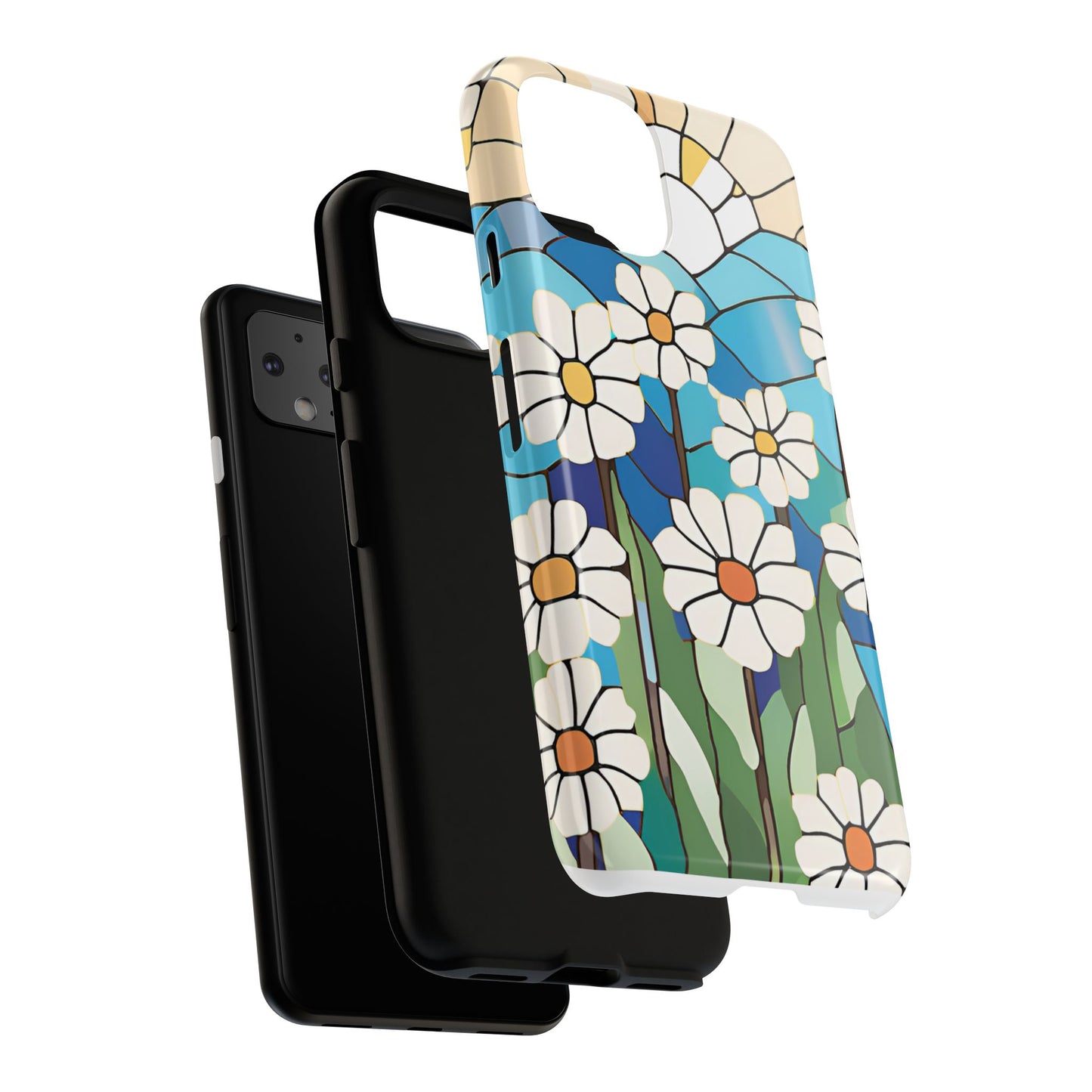 Android Floral Phone Case, Tough Cases, Nature Lover Gift, Floral Aesthetic, Samsung Galaxy S22 S23 S24 Ultra, Google Pixel 9 8 7 6 pro case