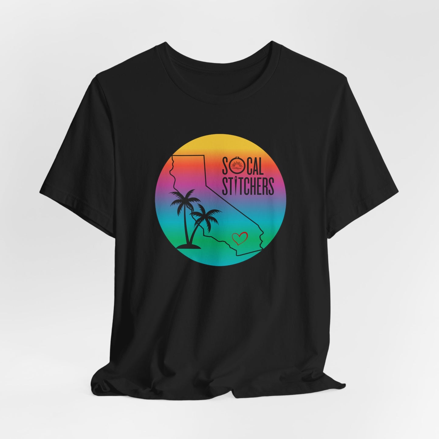 So Cal Stitchers, Tropical, Unisex Jersey Short Sleeve Tee