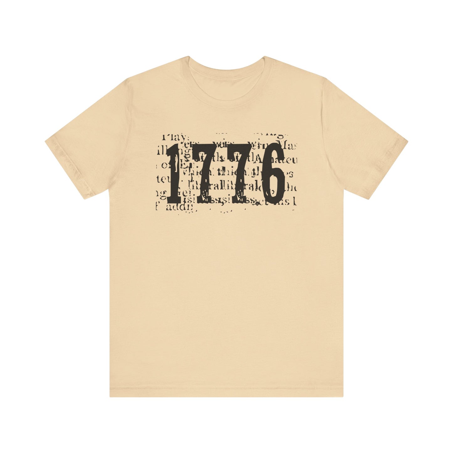 1776 Unisex Jersey Short Sleeve Tee, Vintage Graphic Tee, 4th of July Shirt, Independence Day Gift, Patriotic Apparel