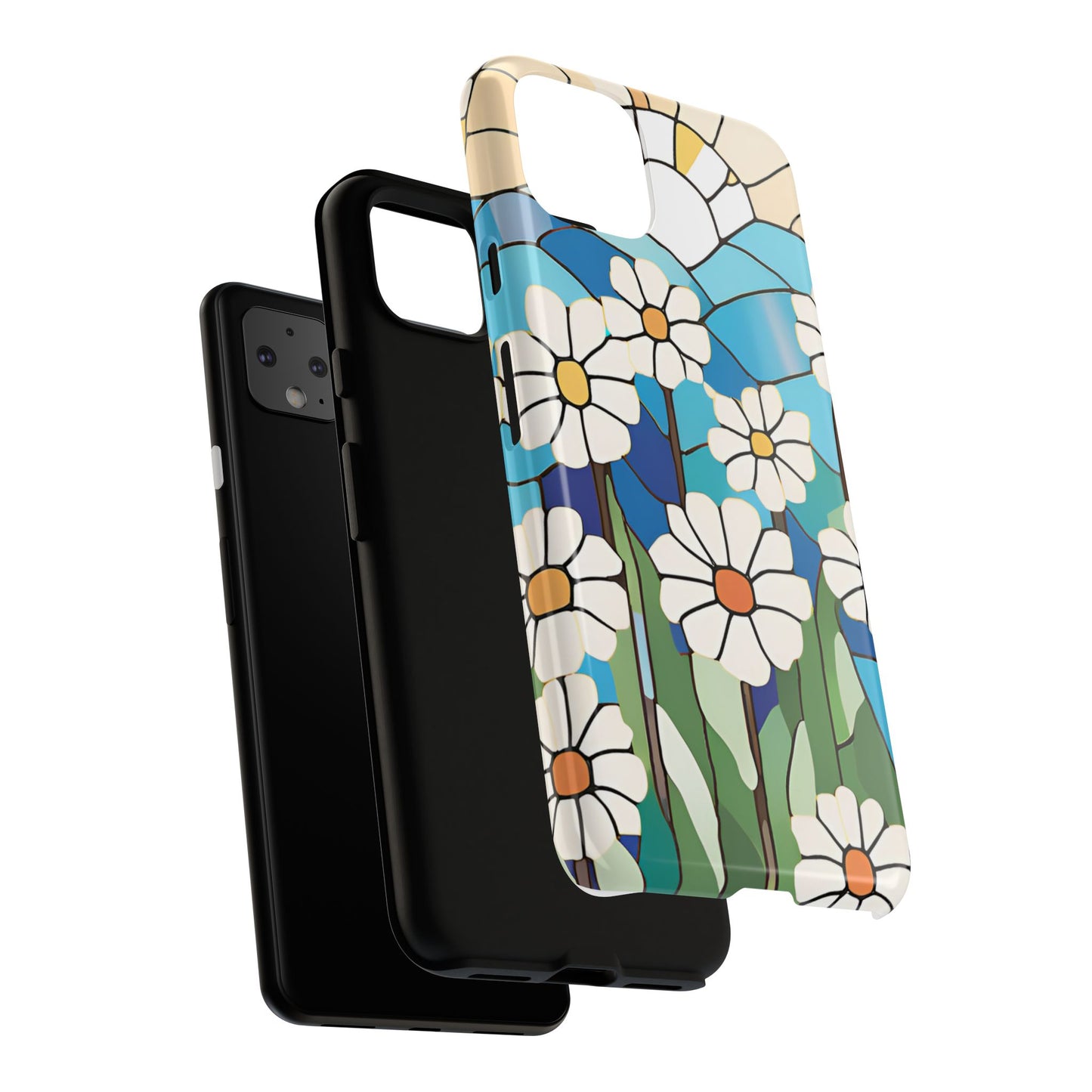 Android Floral Phone Case, Tough Cases, Nature Lover Gift, Floral Aesthetic, Samsung Galaxy S22 S23 S24 Ultra, Google Pixel 9 8 7 6 pro case