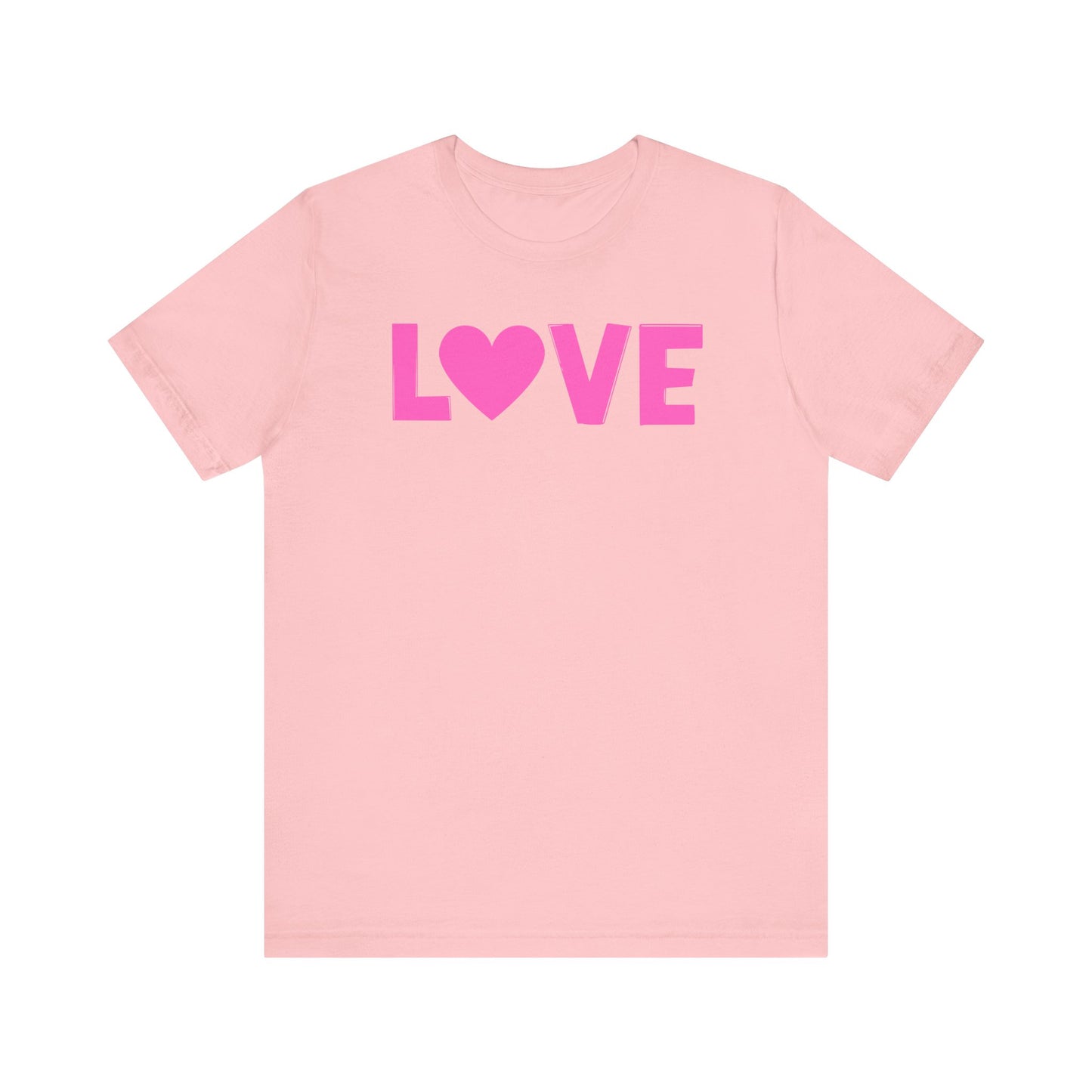 LOVE, Pink, Valentines, T-Shirt, Unisex