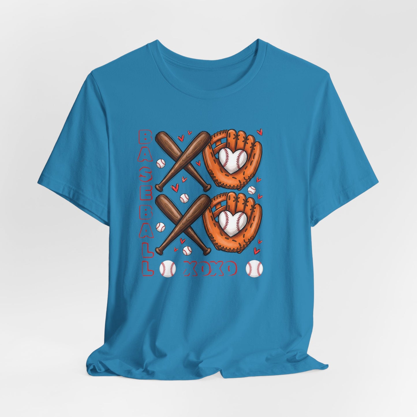 Valentines Day, Baseball XOXO, T-Shirt, Unisex