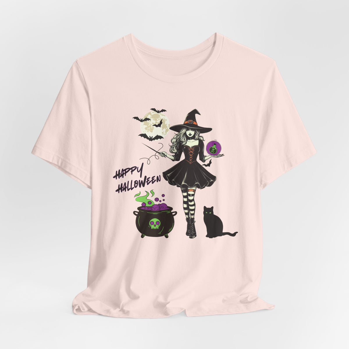 Halloween Witch Tee, Unisex Halloween Shirt, Spooky Shirt, Holiday Apparel, Pumpkin Patch T-shirt, Gift for Witch Lovers