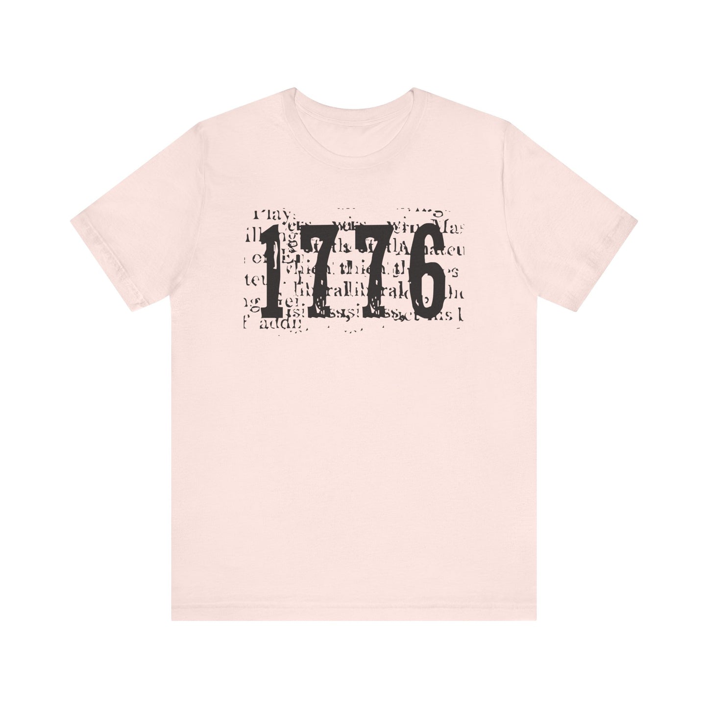 1776 Unisex Jersey Short Sleeve Tee, Vintage Graphic Tee, 4th of July Shirt, Independence Day Gift, Patriotic Apparel