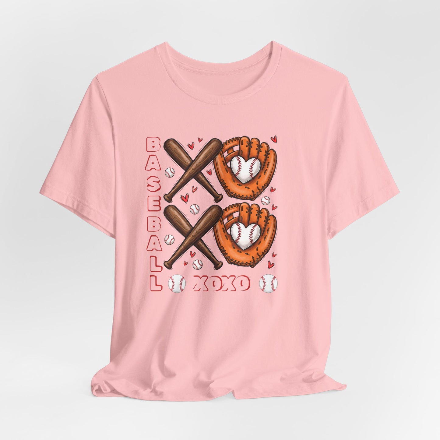 Valentines Day, Baseball XOXO, T-Shirt, Unisex
