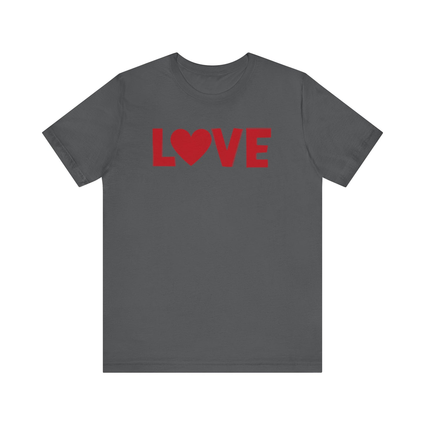 LOVE, Red, Valentines, T-Shirt, Unisex