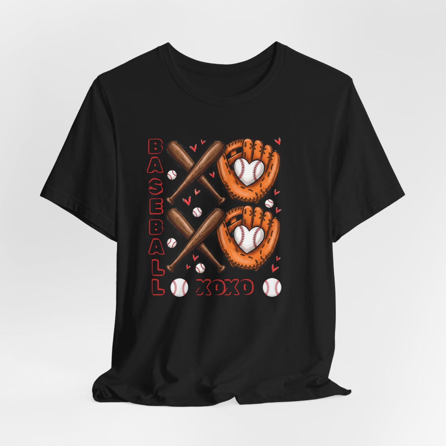Valentines Day, Baseball XOXO, T-Shirt, Unisex