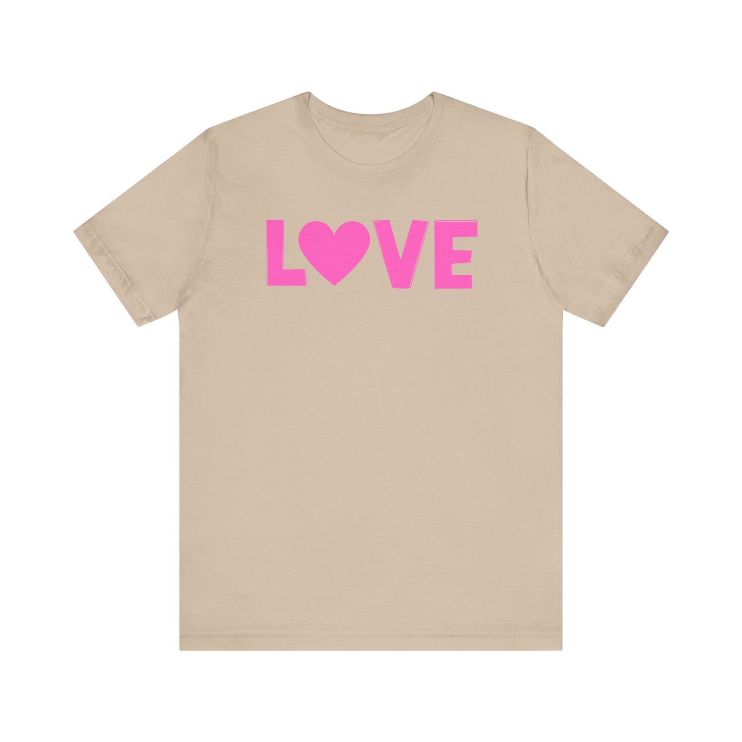 LOVE, Pink, Valentines, T-Shirt, Unisex
