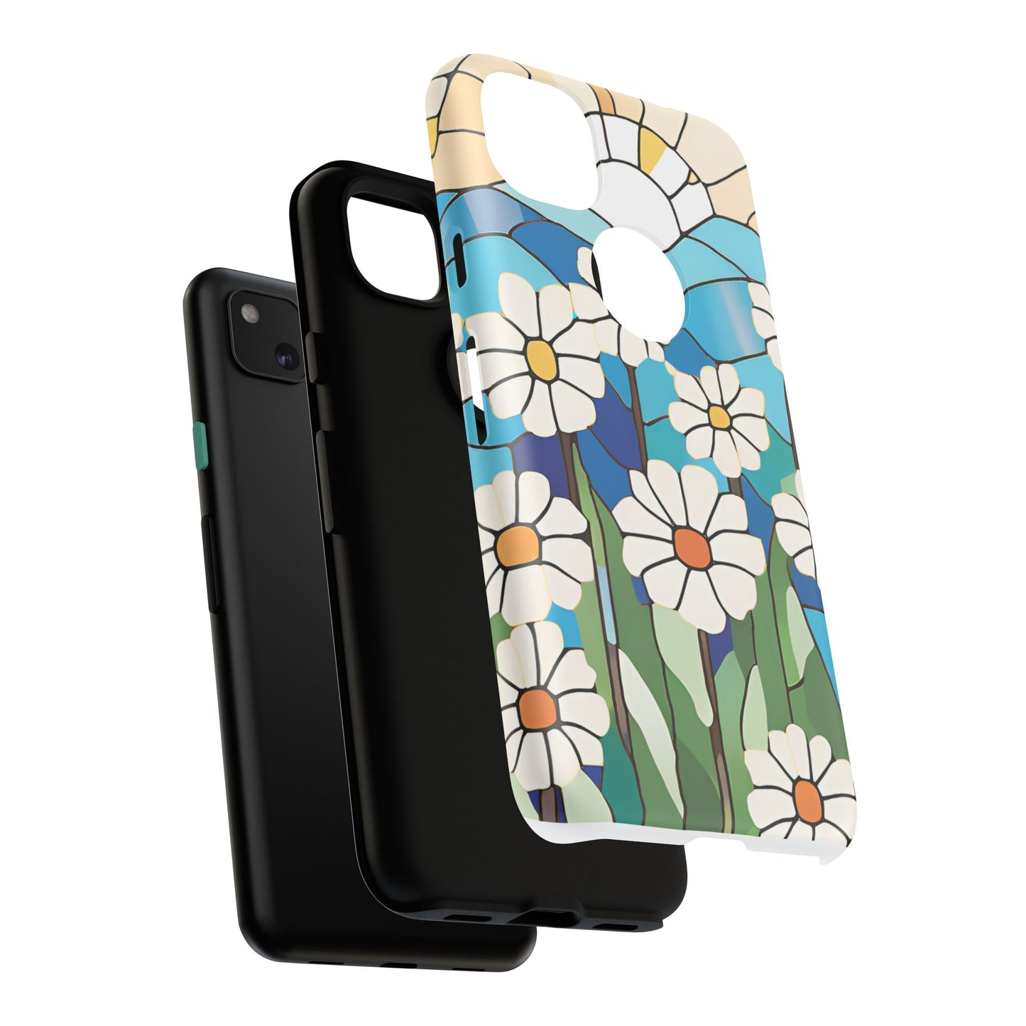 Android Floral Phone Case, Tough Cases, Nature Lover Gift, Floral Aesthetic, Samsung Galaxy S22 S23 S24 Ultra, Google Pixel 9 8 7 6 pro case