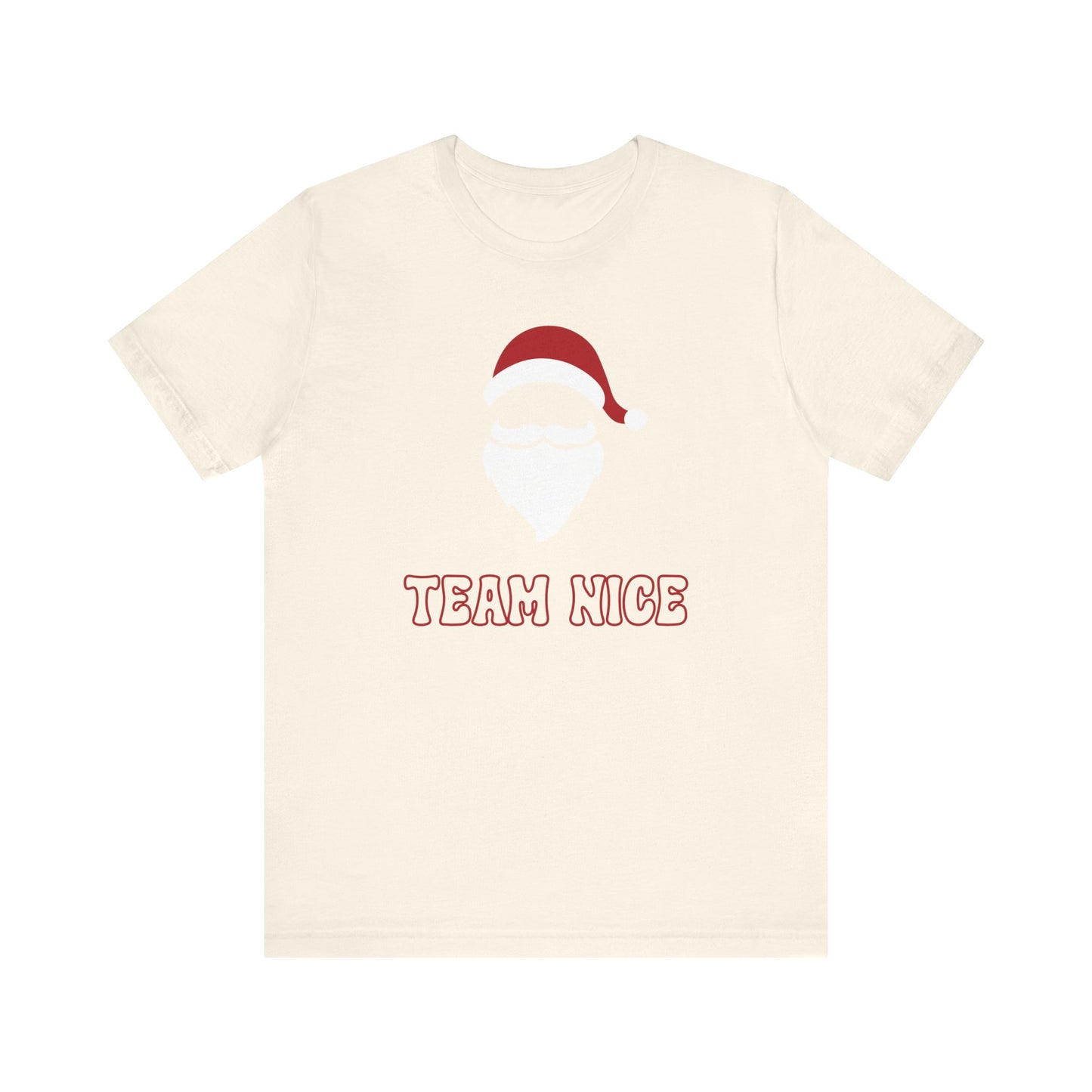 Team Nice, Christmas, Santa, Holiday, T-Shirt, Unisex Jersey Short Sleeve Tee