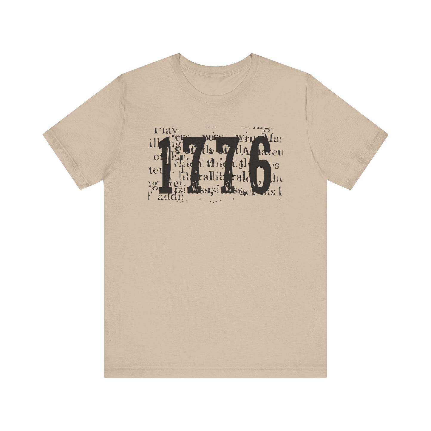 1776 Unisex Jersey Short Sleeve Tee, Vintage Graphic Tee, 4th of July Shirt, Independence Day Gift, Patriotic Apparel