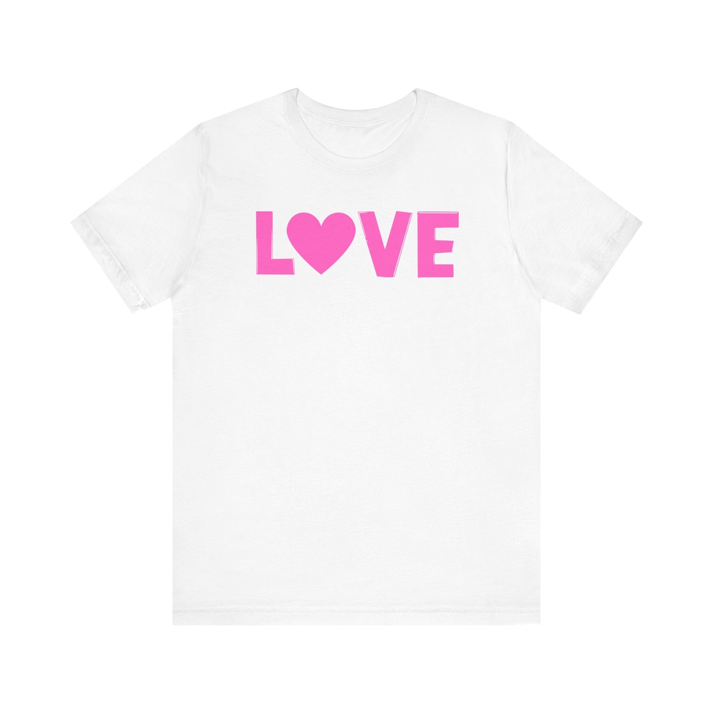 LOVE, Pink, Valentines, T-Shirt, Unisex