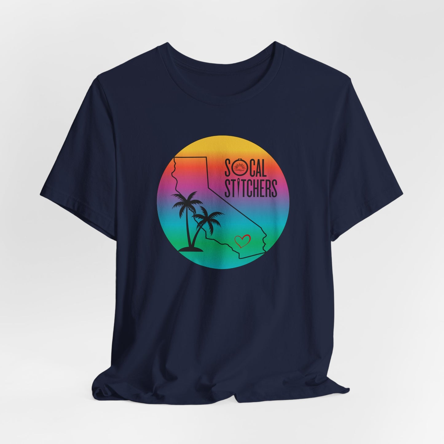 So Cal Stitchers, Tropical, Unisex Jersey Short Sleeve Tee
