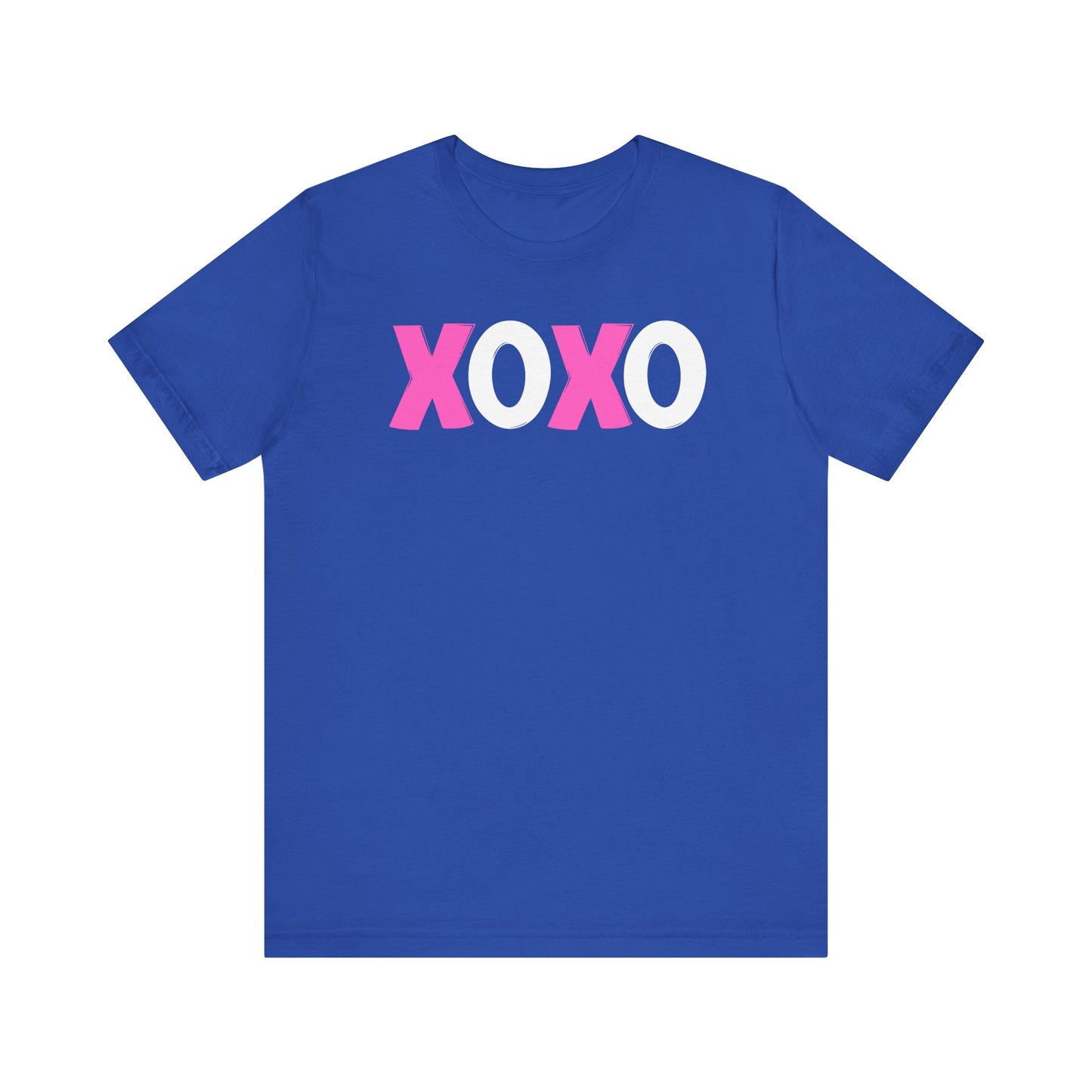 XOXO, Valentines, T-Shirt, Unisex, Love, Pink, White