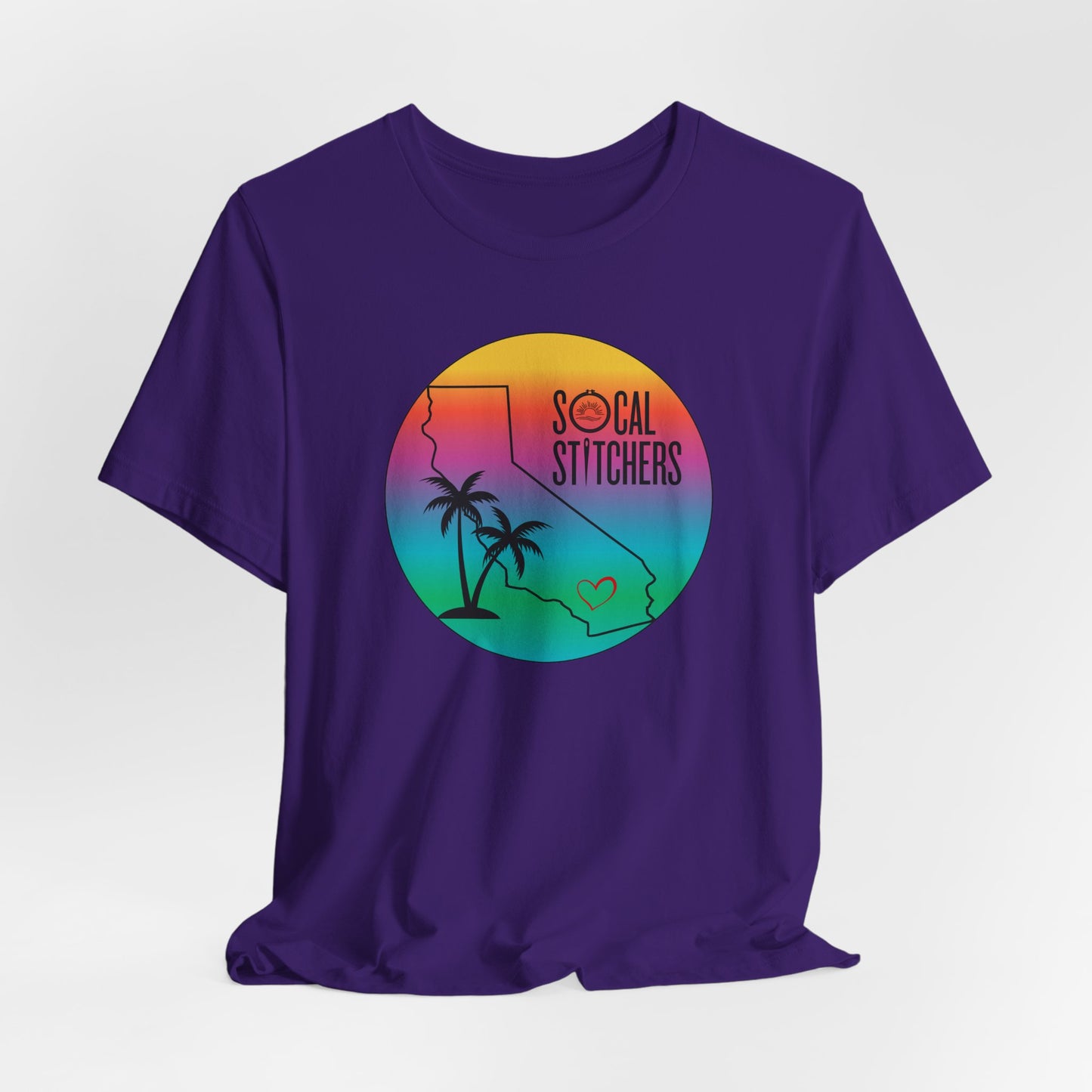 So Cal Stitchers, Tropical, Unisex Jersey Short Sleeve Tee