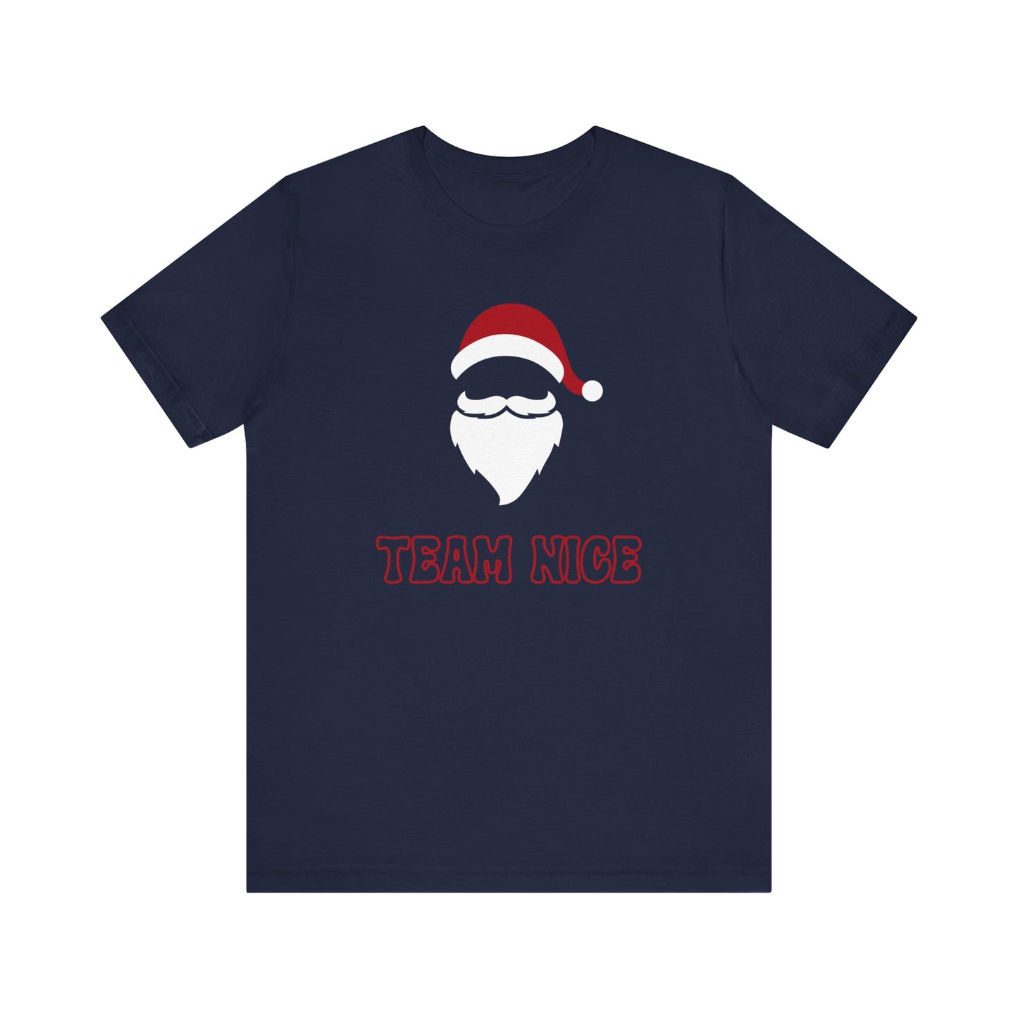 Team Nice, Christmas, Santa, Holiday, T-Shirt, Unisex Jersey Short Sleeve Tee