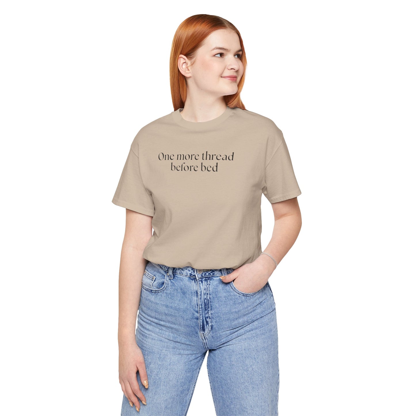 One More Thread Before Bed, Stitching Shirt, Cross Stitch Shirt, Sewing Shirt