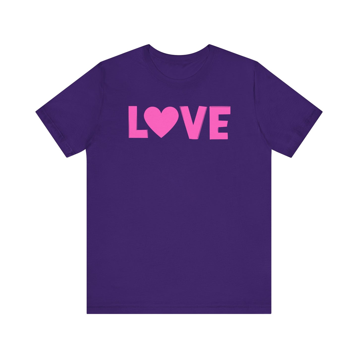 LOVE, Pink, Valentines, T-Shirt, Unisex