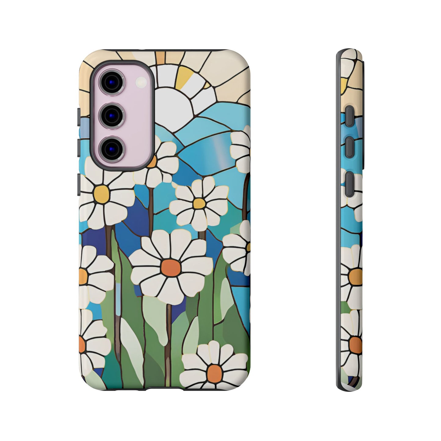 Android Floral Phone Case, Tough Cases, Nature Lover Gift, Floral Aesthetic, Samsung Galaxy S22 S23 S24 Ultra, Google Pixel 9 8 7 6 pro case