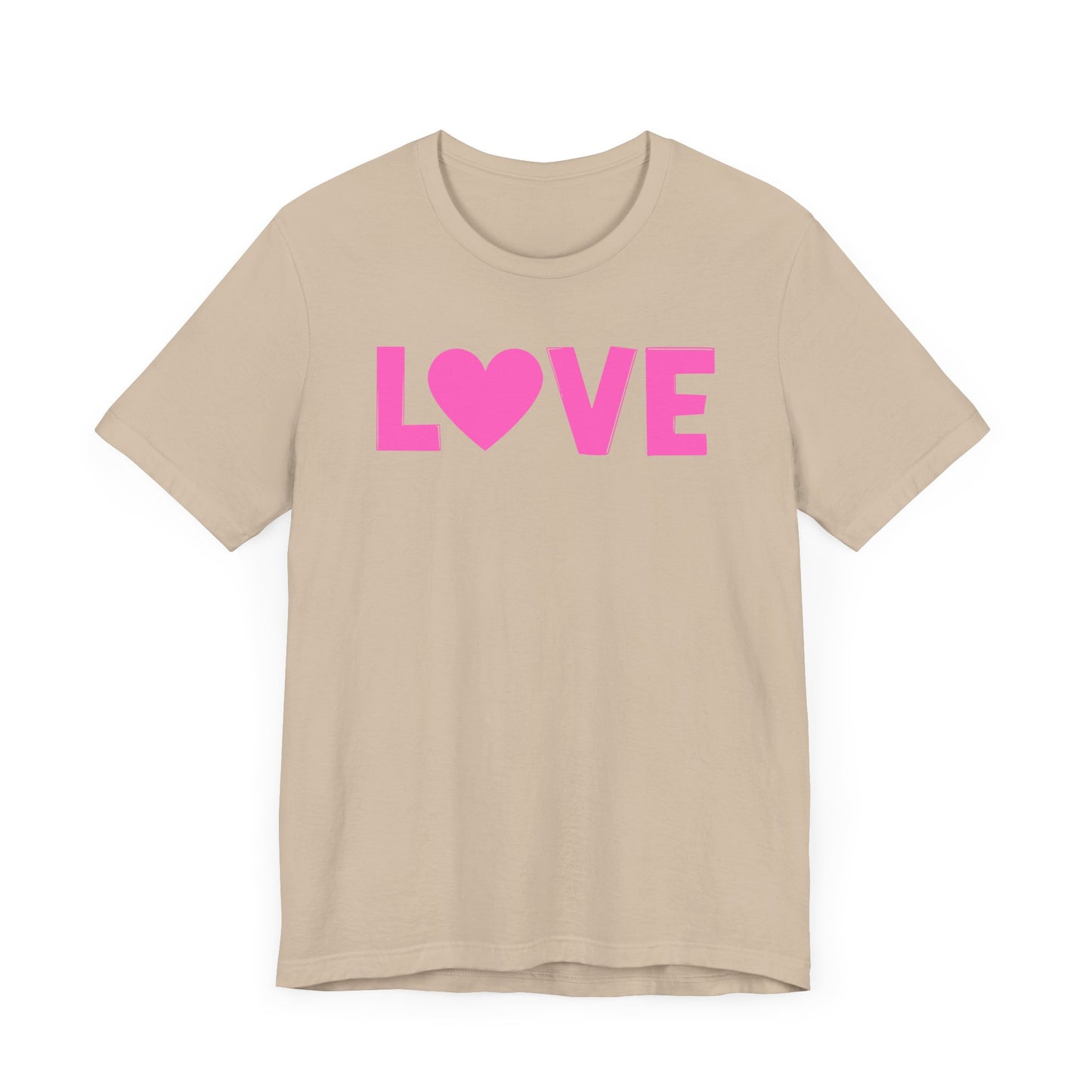 LOVE, Pink, Valentines, T-Shirt, Unisex