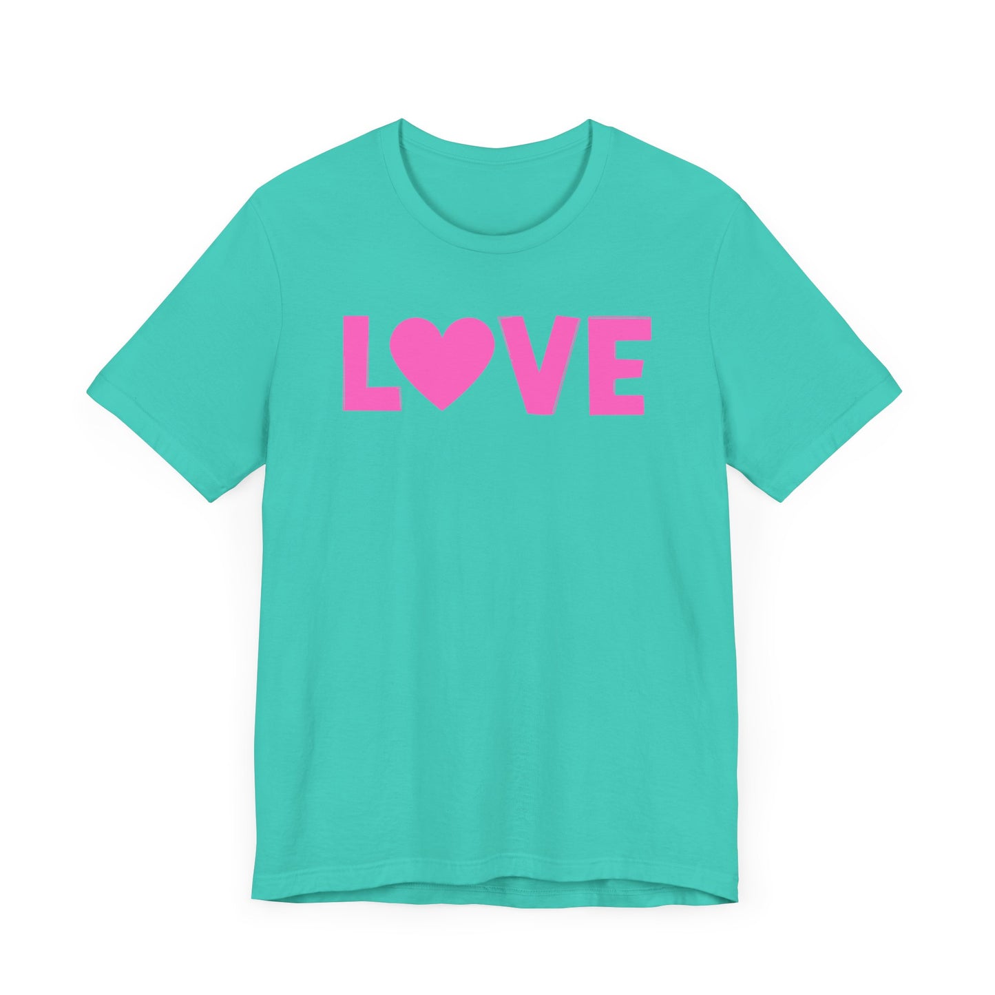 LOVE, Pink, Valentines, T-Shirt, Unisex
