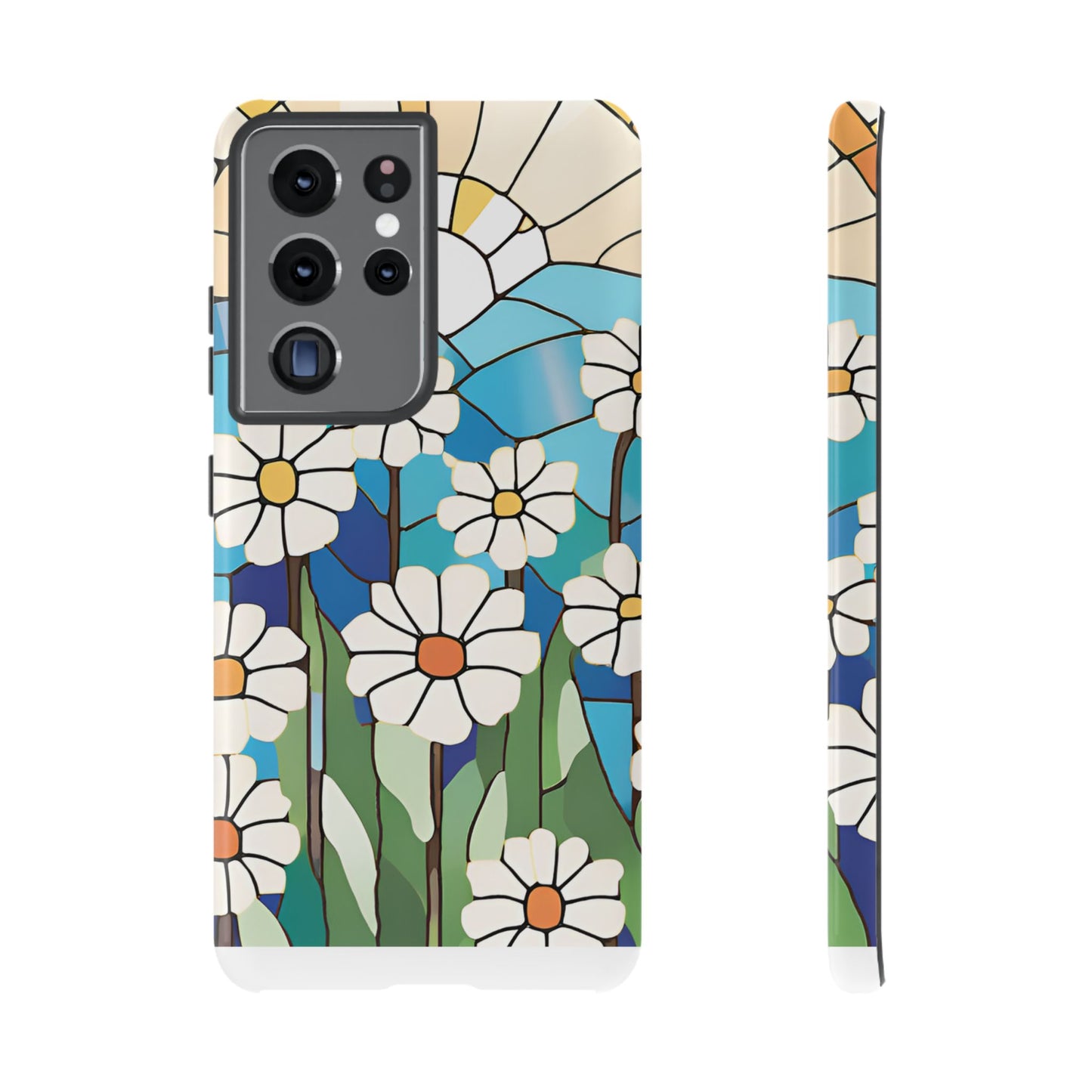 Android Floral Phone Case, Tough Cases, Nature Lover Gift, Floral Aesthetic, Samsung Galaxy S22 S23 S24 Ultra, Google Pixel 9 8 7 6 pro case