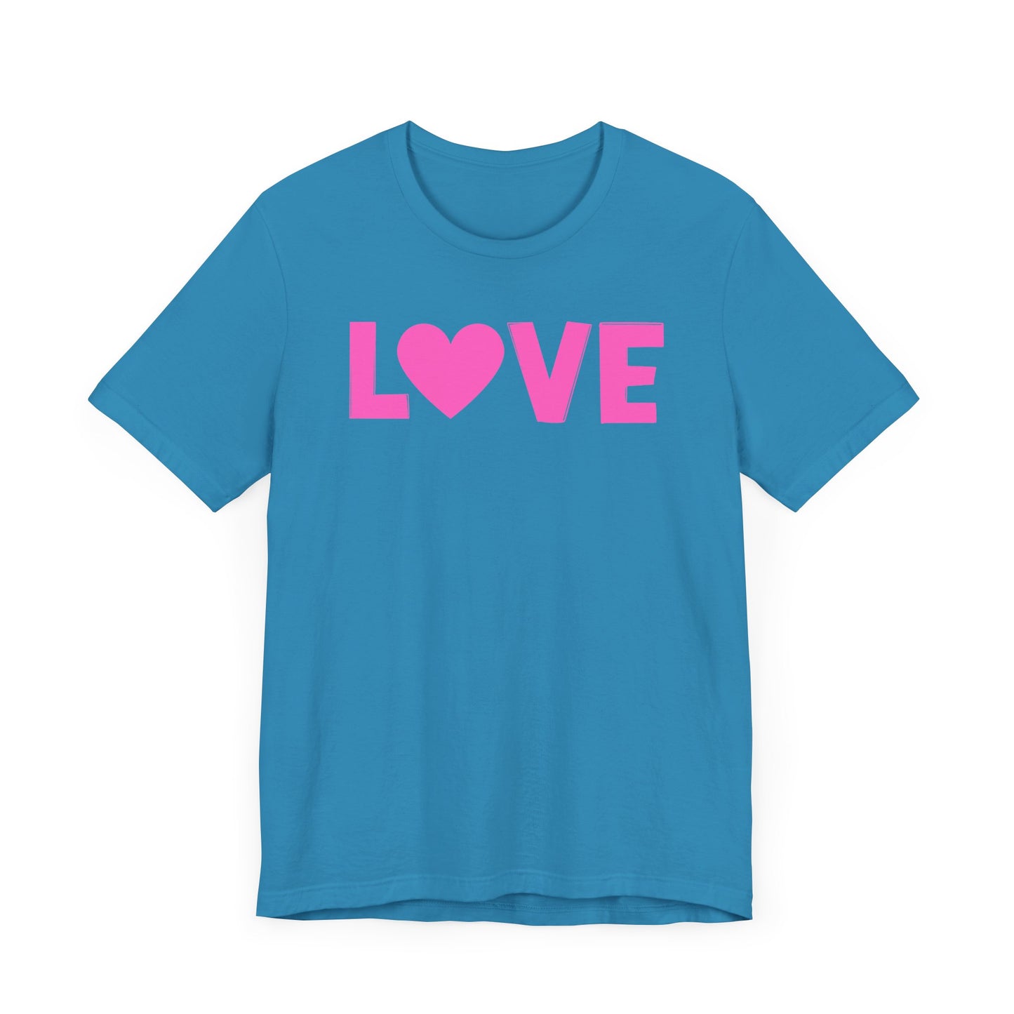 LOVE, Pink, Valentines, T-Shirt, Unisex