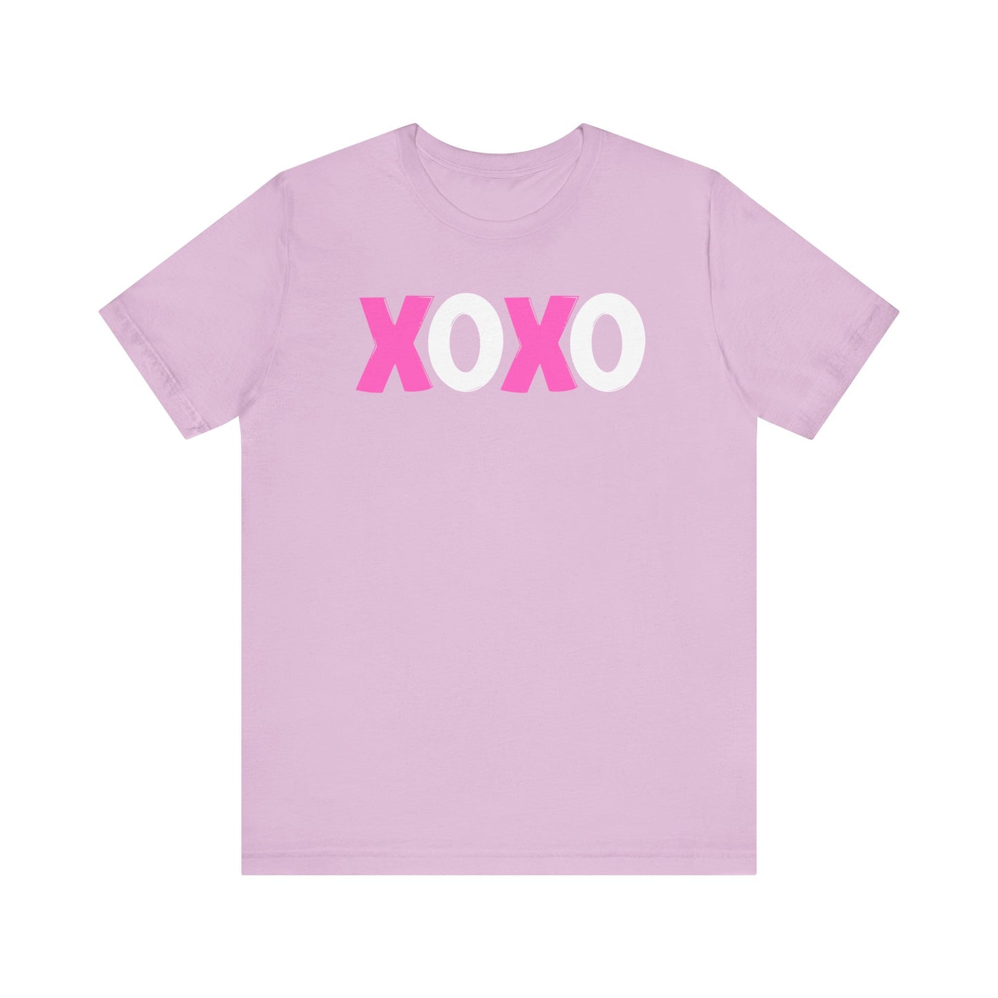 XOXO, Valentines, T-Shirt, Unisex, Love, Pink, White