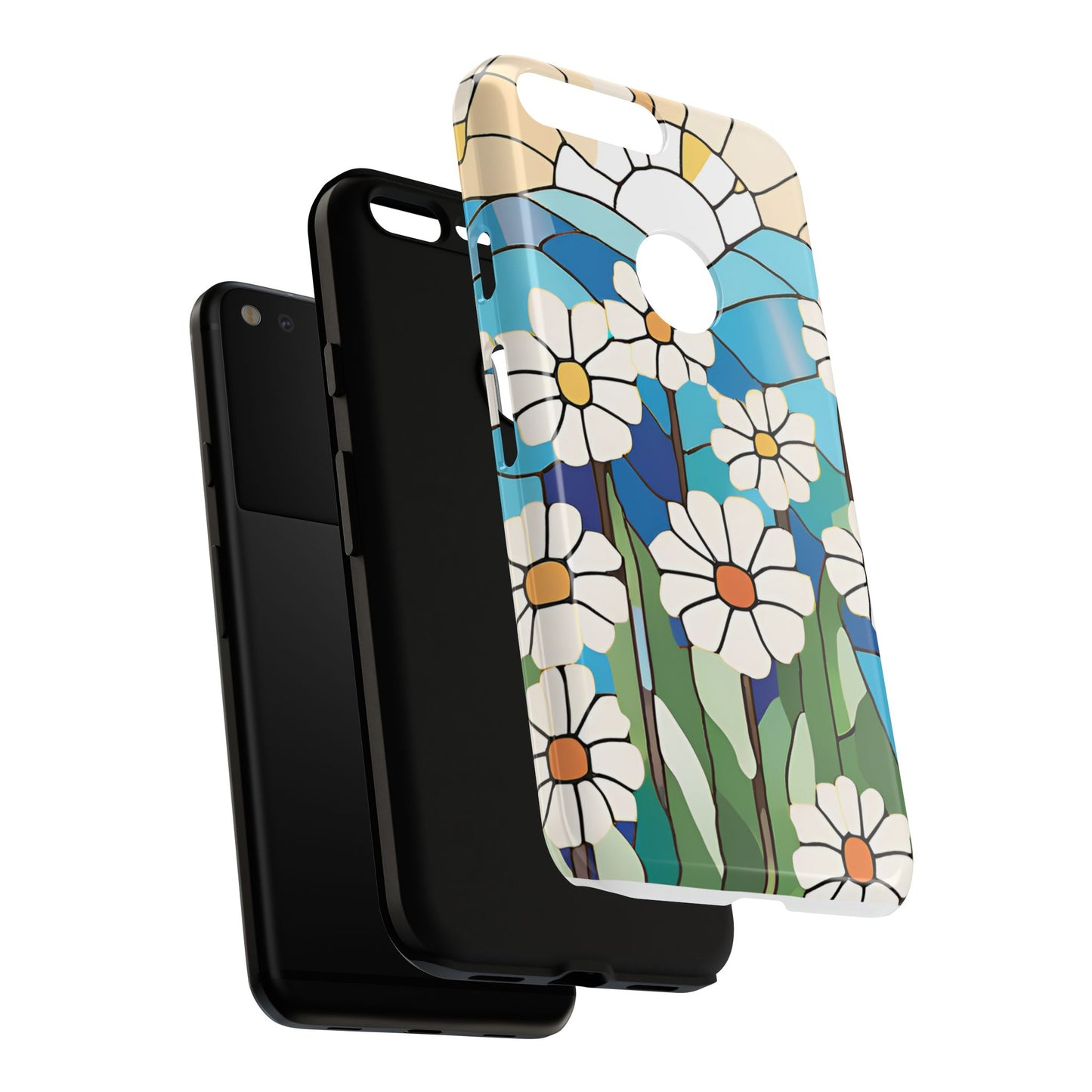 Android Floral Phone Case, Tough Cases, Nature Lover Gift, Floral Aesthetic, Samsung Galaxy S22 S23 S24 Ultra, Google Pixel 9 8 7 6 pro case