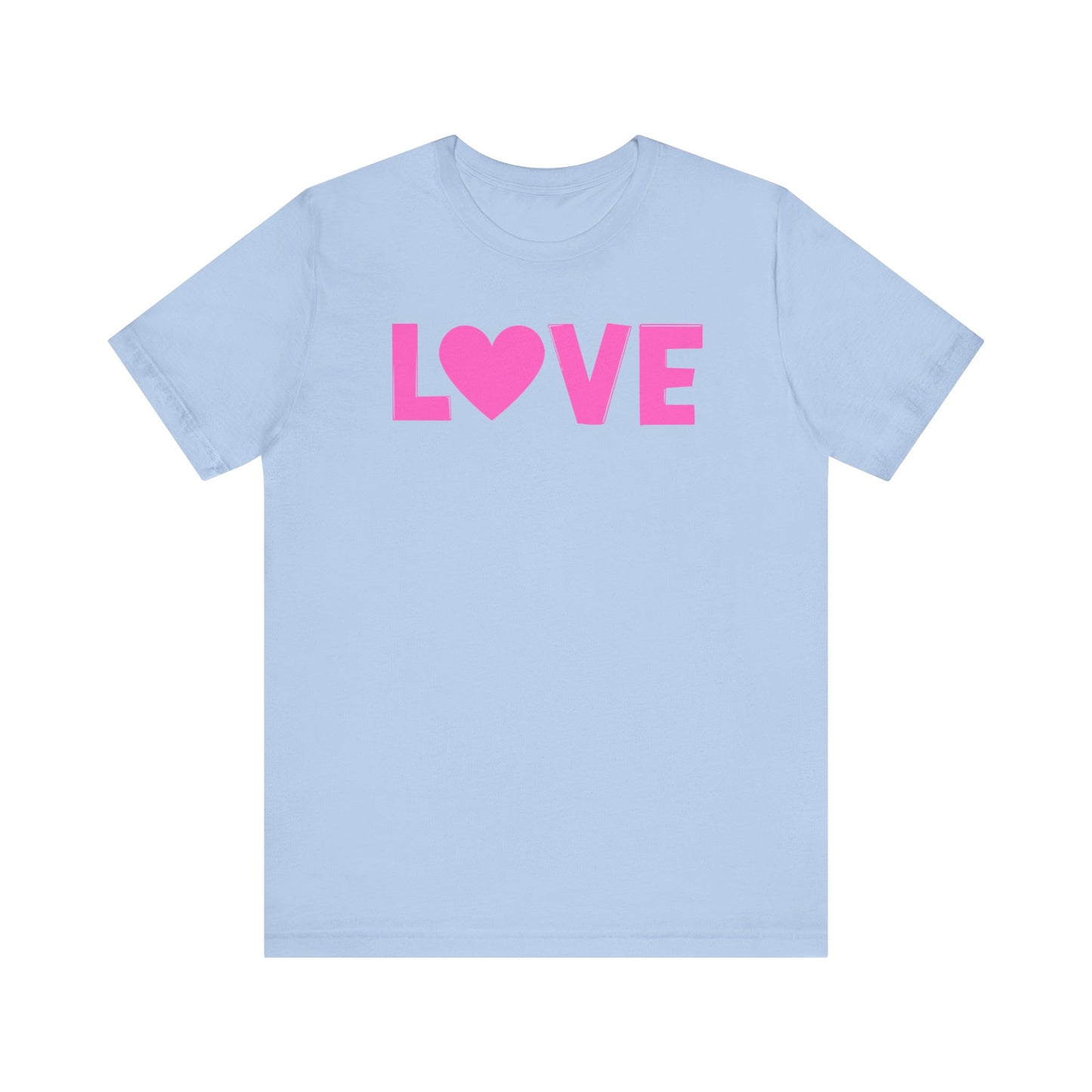 LOVE, Pink, Valentines, T-Shirt, Unisex