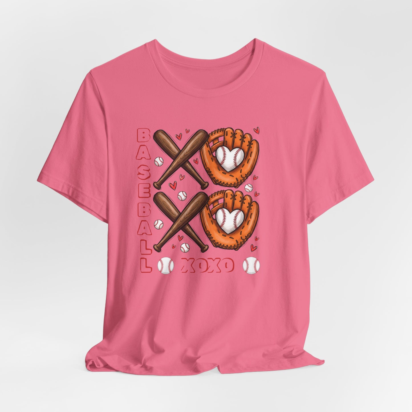 Valentines Day, Baseball XOXO, T-Shirt, Unisex