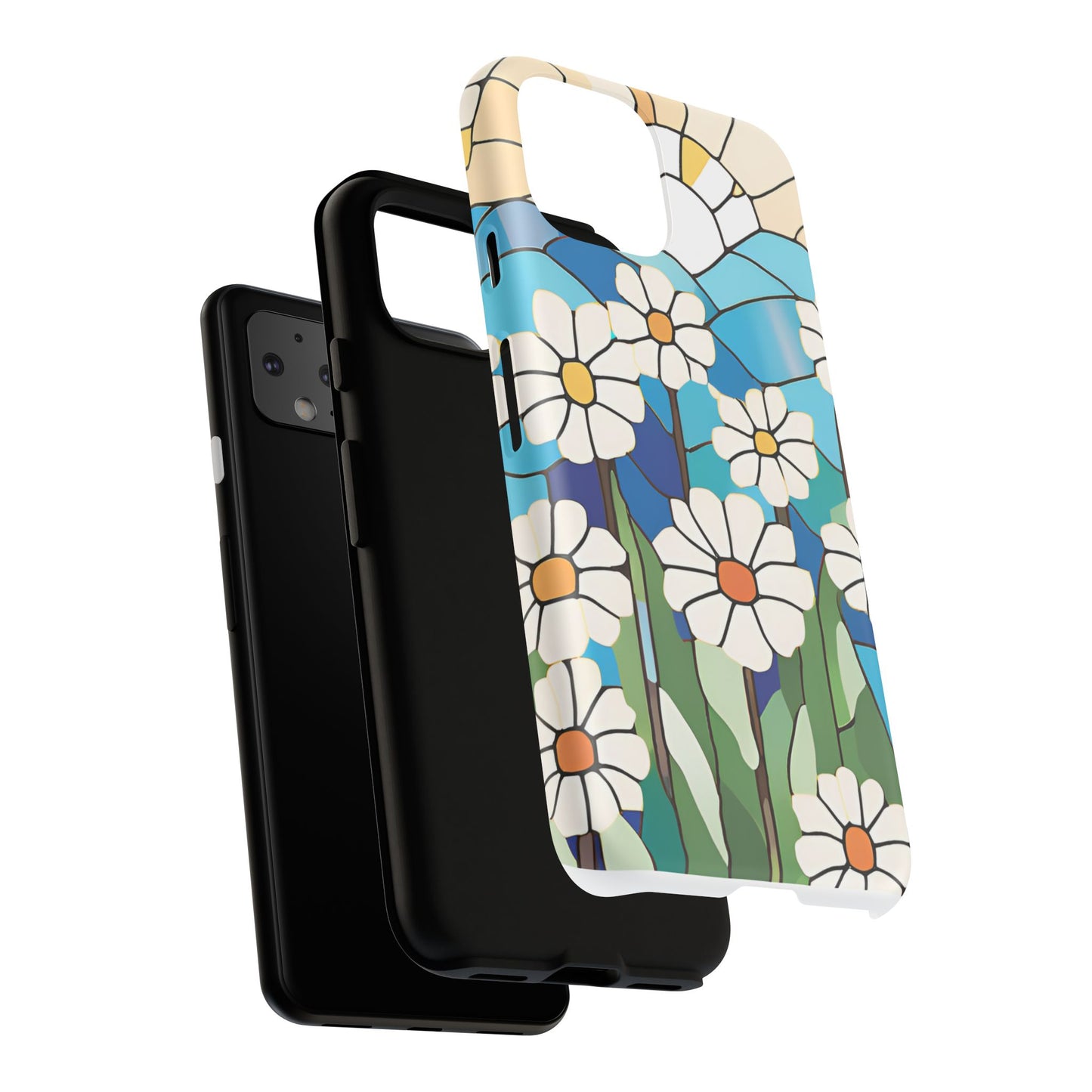 Android Floral Phone Case, Tough Cases, Nature Lover Gift, Floral Aesthetic, Samsung Galaxy S22 S23 S24 Ultra, Google Pixel 9 8 7 6 pro case