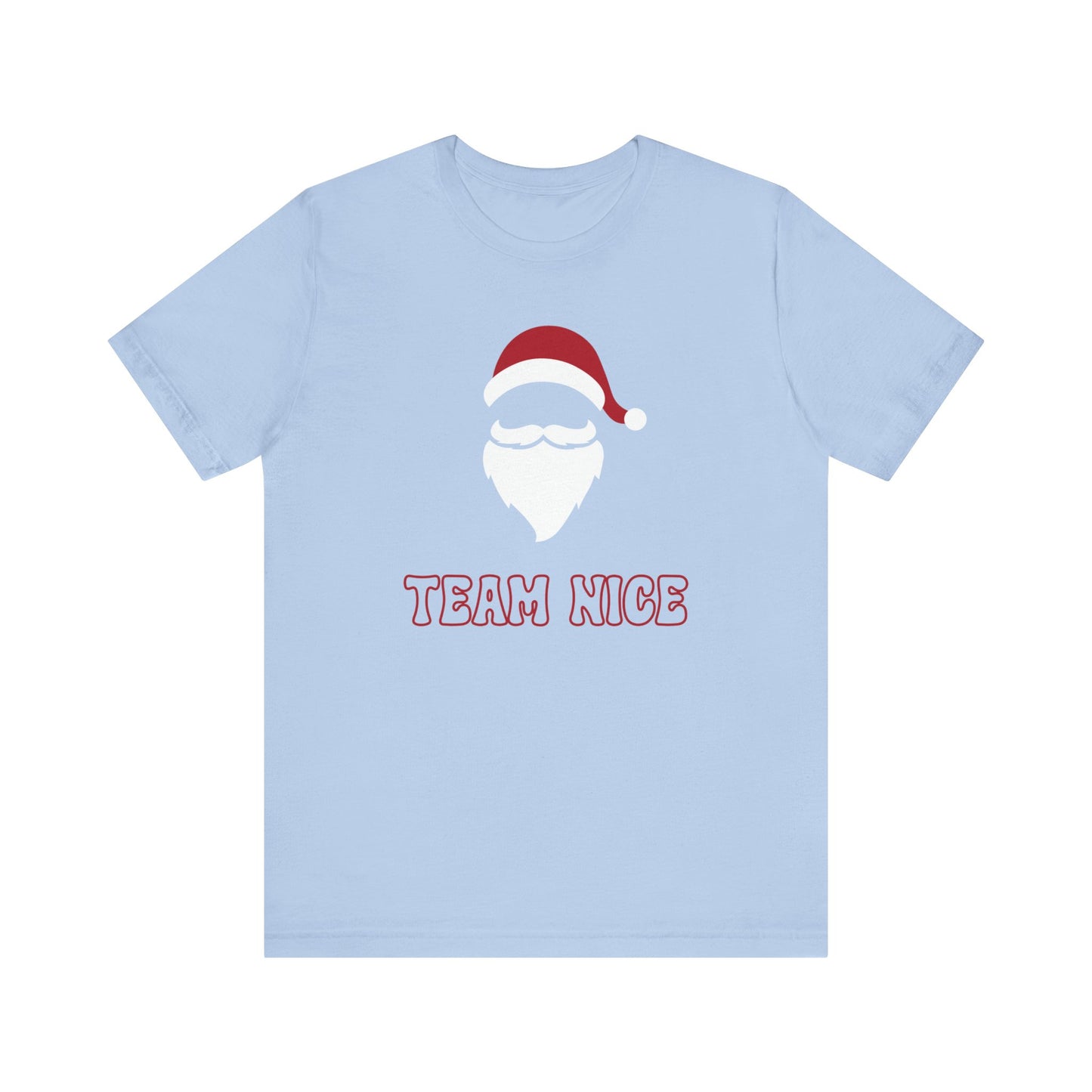 Team Nice, Christmas, Santa, Holiday, T-Shirt, Unisex Jersey Short Sleeve Tee