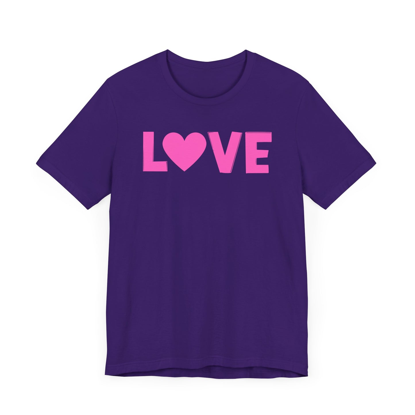 LOVE, Pink, Valentines, T-Shirt, Unisex