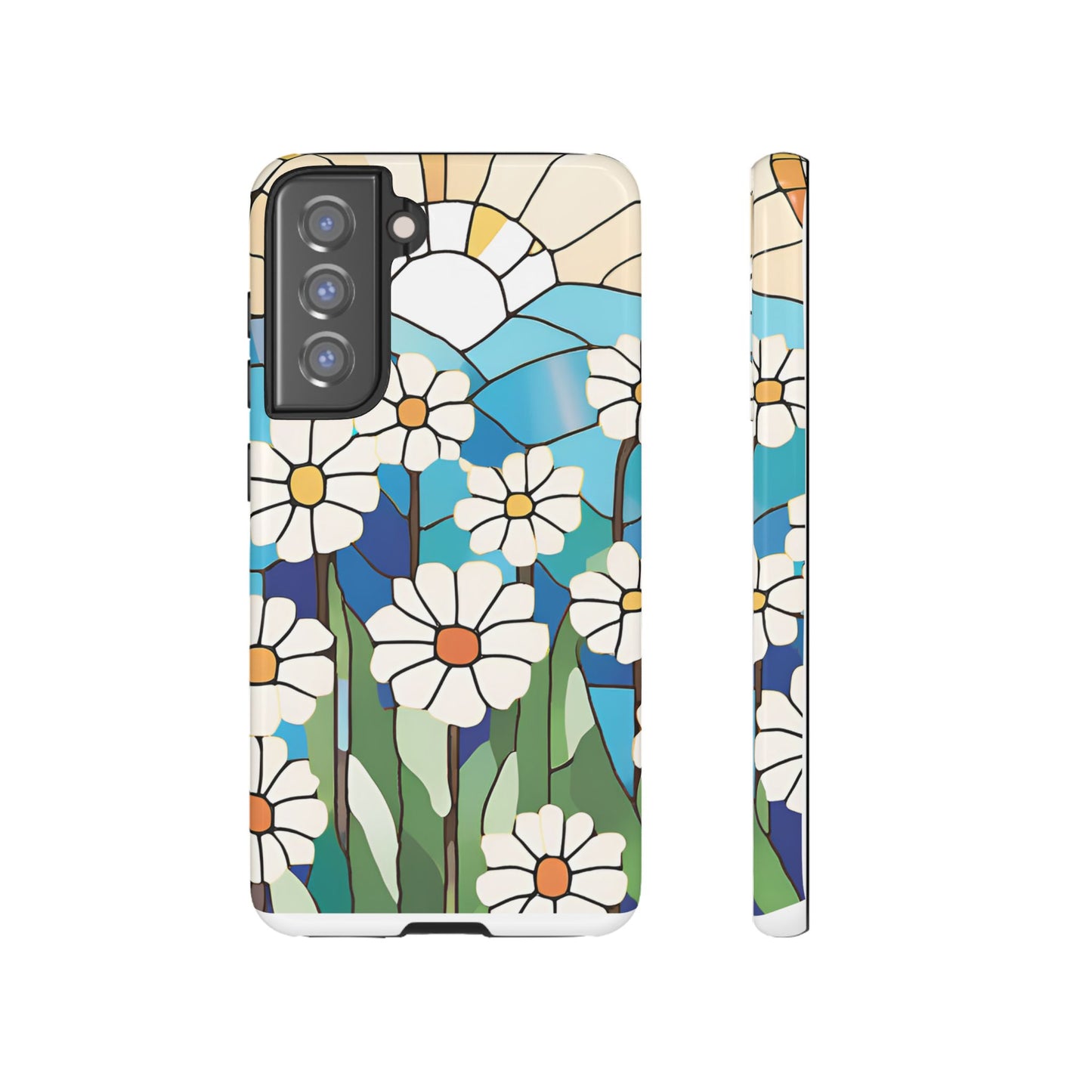 Android Floral Phone Case, Tough Cases, Nature Lover Gift, Floral Aesthetic, Samsung Galaxy S22 S23 S24 Ultra, Google Pixel 9 8 7 6 pro case