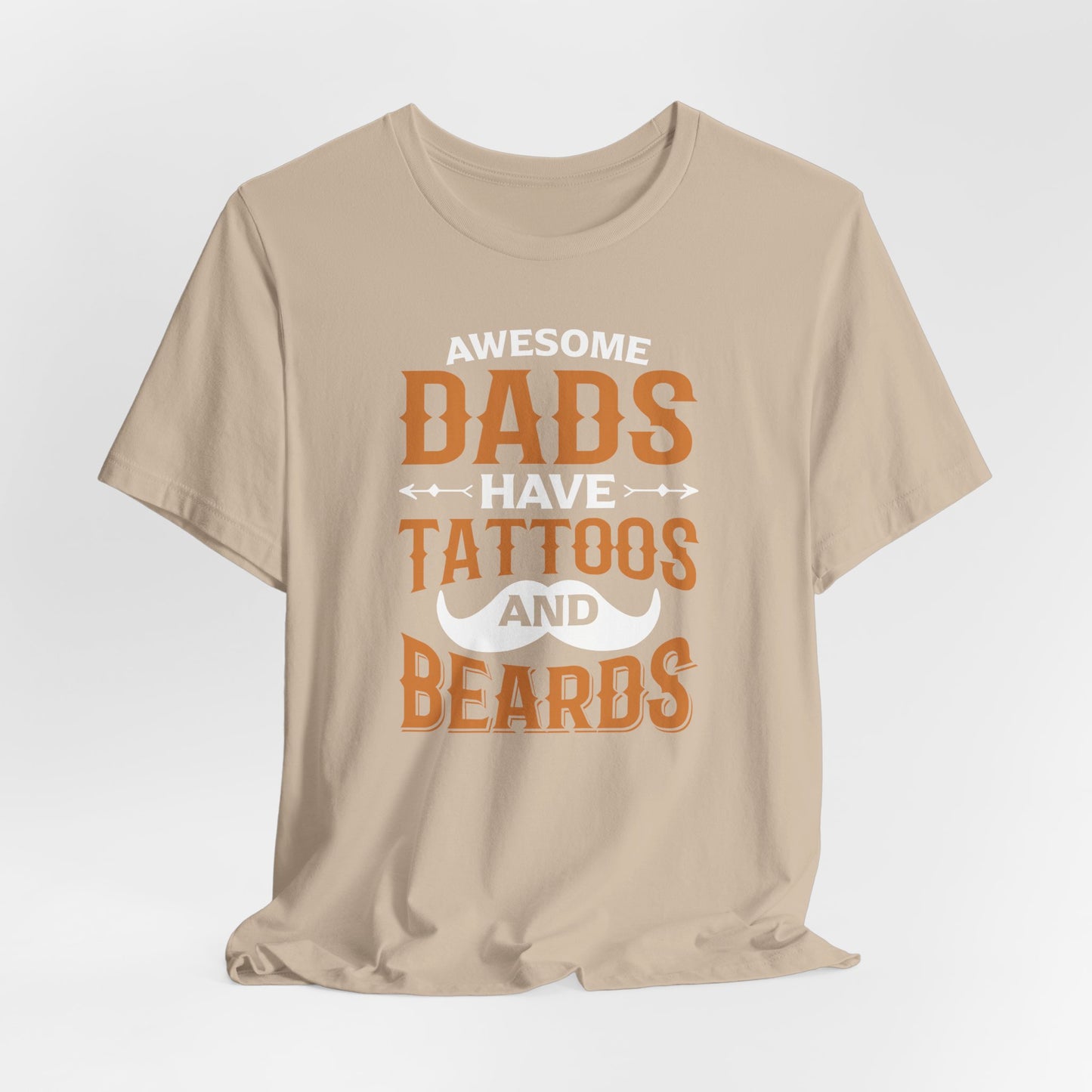 Tattooed Dads T-Shirt Design, Dad T-Shirt, Father's Day Gift, Men's Casual Wear, Vintage Style Tee